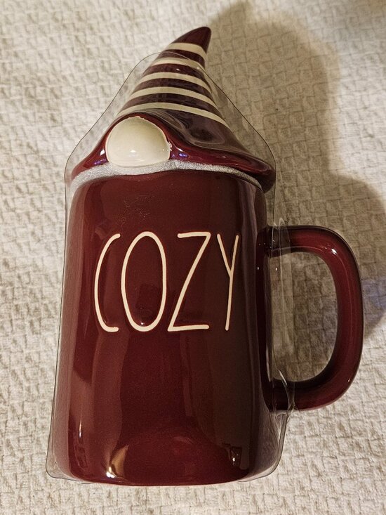 Rae Dunn Other - NWT Rae Dunn Cozy Gnome in Burgundy from Artisan Collection Coffee/Tea Mug